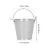10PCS Small Metal Buckets Tin Bucket Containers Decorative Buckets with Handle Flower Pot for Party Wedding Decorations Easter 4 * 5.5 * 6in (4 * 5.5 * 6 inch) view 2