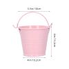 10PCS Small Metal Buckets Tin Bucket Containers Decorative Buckets with Handle Flower Pot for Party Wedding Decorations Easter 4 * 5.5 * 6in (4 * 5.5 * 6 inch) view 2
