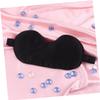 FRCOLOR 2pcs Blackout Blindfold Eye Mask Silk Sleeping Eyeshade for Snoring Nighttime Sleep Mask Nose Bridge for Women Men view 3
