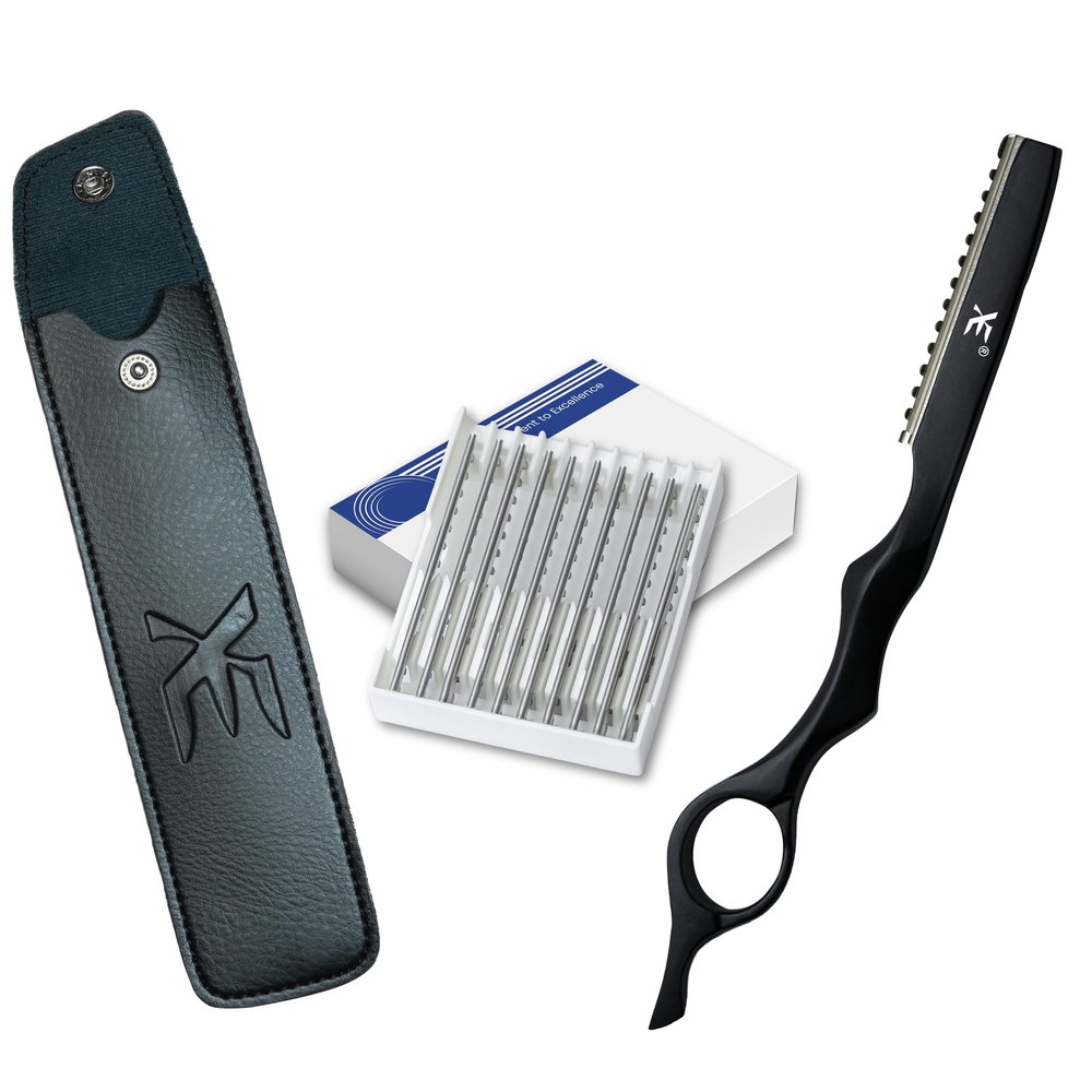 XE Hair Styling Barber Thinning Razor  Stainless Steel Thinning Comb, Ideal Feather Styling razor, Hair Texturizing and Layering Razor for Salon and Home Use