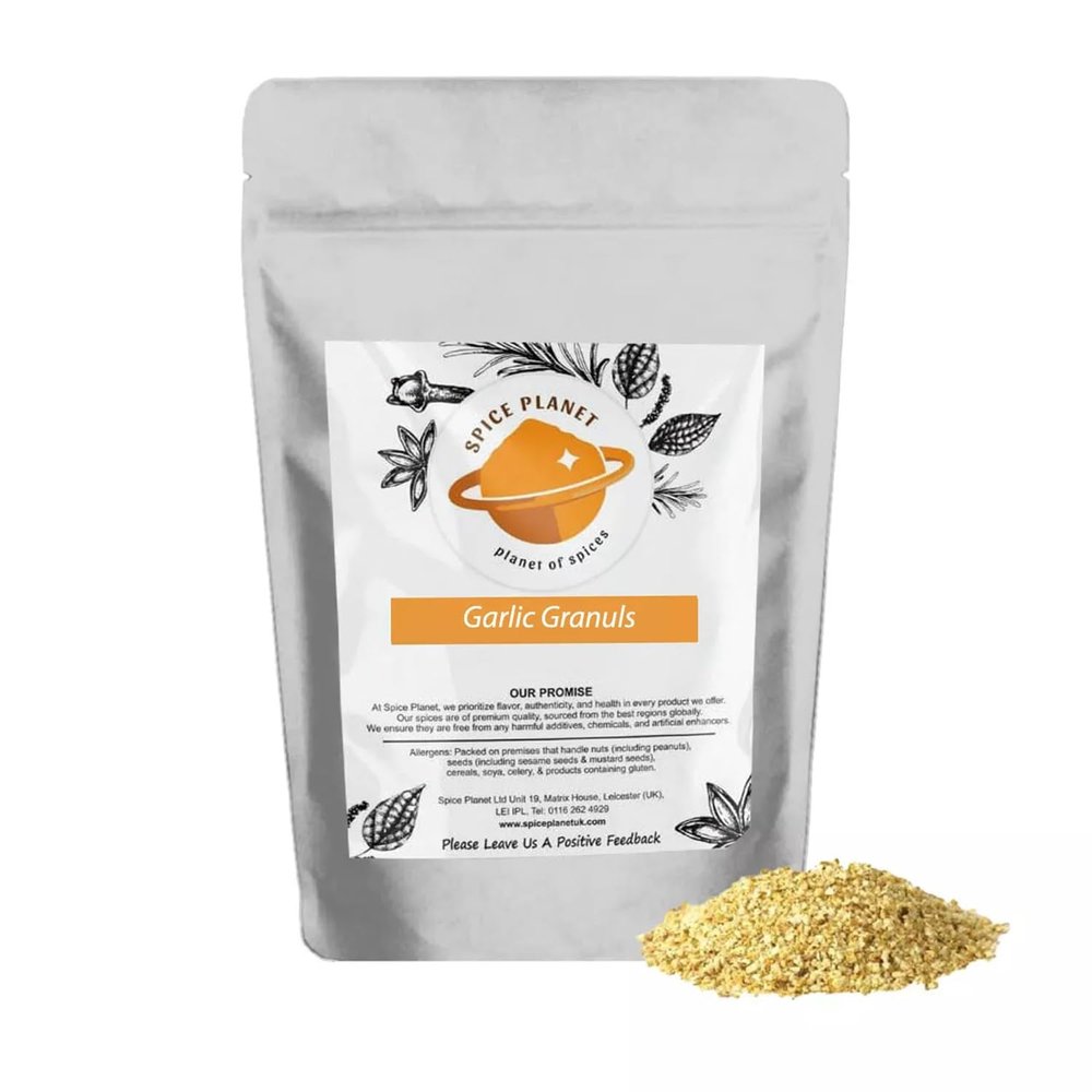 Garlic Granules | Granulated Garlic A Grade Quality Free UK P&P By Spice Planet (950g)
