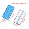 Pill Cutter, Rectangular Plastic Pill Dispenser Adjustable Tablet Splitter for Medicine Vitamin Supplement (Blue) view 2