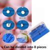 Pill Cutter, Rectangular Plastic Pill Dispenser Adjustable Tablet Splitter for Medicine Vitamin Supplement (Blue) view 3