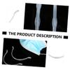 Gatuida 12pcs Mouth and Nose Bracket Strip Face Support Strap Face Strip for Reusable for Clip and Extender Strap Use view 4