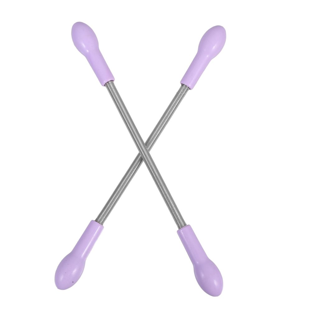 Gogogmee 4pcs Portable Facial Hair Remover Eyebrow Epilator Spring Stick Hair Extraction Tool No Batteries Required Random Color