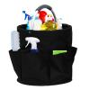 ASelected 17L Cleaning Caddy with Handle Cleaning Caddy Organiser Collapsible Storage Basket Multi Pocket Large Foldable Bucket for Indoor and Outdoor, Easy to Clean and Carry (Black) view 1