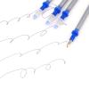 BWANGIAO 100x Mercury-Silver Refillable Silver Fabric Markers Erasable Fabric Pencil Refills for Leather Jeans Embroidery Fabric Mercury-Silver Refills Silver view 2