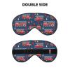 Salelf Fire Truck 1 Sleep Mask Double-Sided Eye Mask Soft Adjustable Sleeping Eye Covers for Sleeping Perfect Shading Reduce Eye Edema view 2