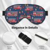 Salelf Fire Truck 1 Sleep Mask Double-Sided Eye Mask Soft Adjustable Sleeping Eye Covers for Sleeping Perfect Shading Reduce Eye Edema view 4