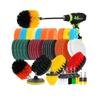 46 Piece Cleaning Brush Set With Scrubber And Detailing Extended Reach Attachment For Tiles Grout Car Detail view 2