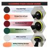 46 Piece Cleaning Brush Set With Scrubber And Detailing Extended Reach Attachment For Tiles Grout Car Detail view 4