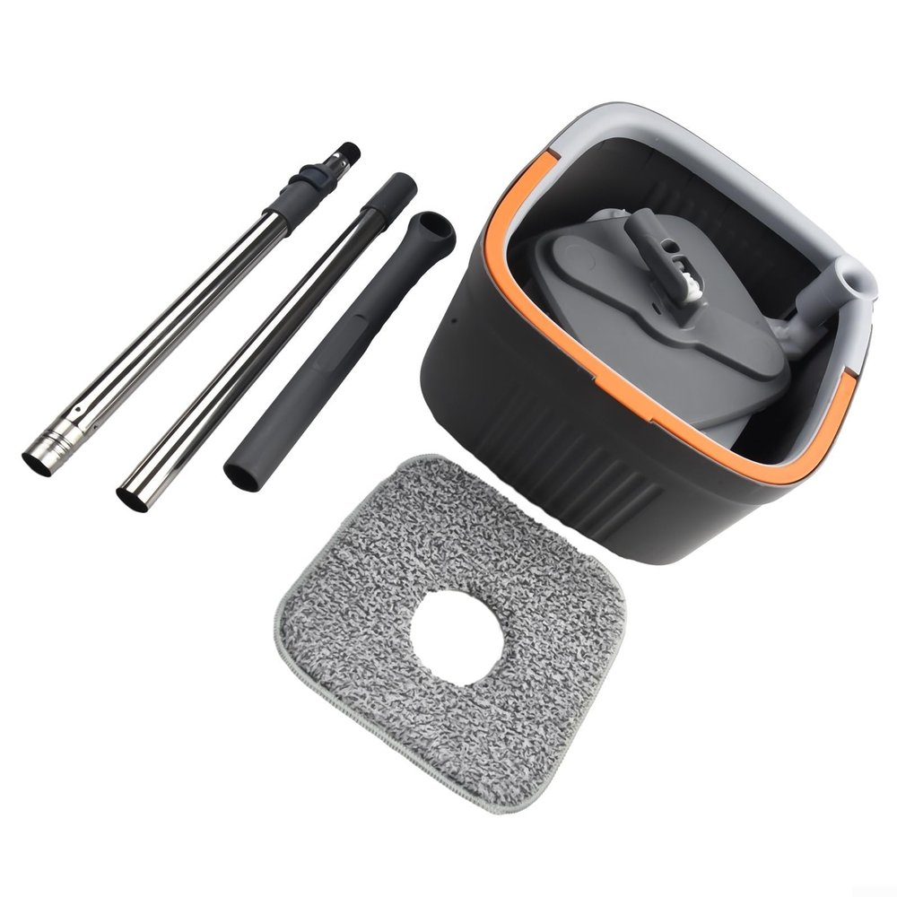 360 Degree Rotating Mop for Effortless Cleaning, Self Cleaning and Wringer Mechanism