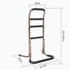 1. Enhance independence and safety with this chair lift assist device featuring 4 padded support handles for easy sitting and standing. view 2