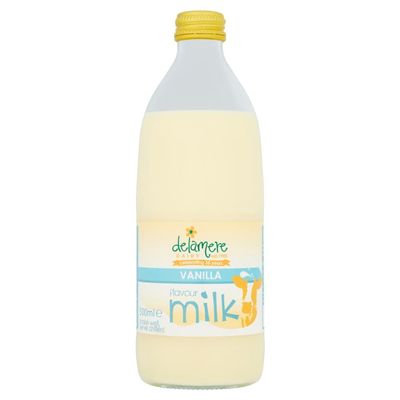 Delamere Dairy Vanilla Flavour Milk 500ml  Pack of 1