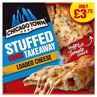 Chicago Town Takeaway Stuffed Crust Cheese Medium Pizza 480g (PMP) 480g  10