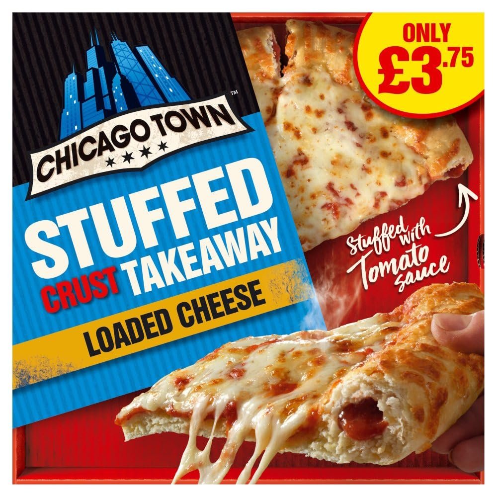 Chicago Town Takeaway Stuffed Crust Cheese Medium Pizza 480g (PMP) 480g  10