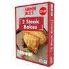Farmer Jack's Steak Bakes 2 x 140g (280g) 280g  Pack of 1 view 1