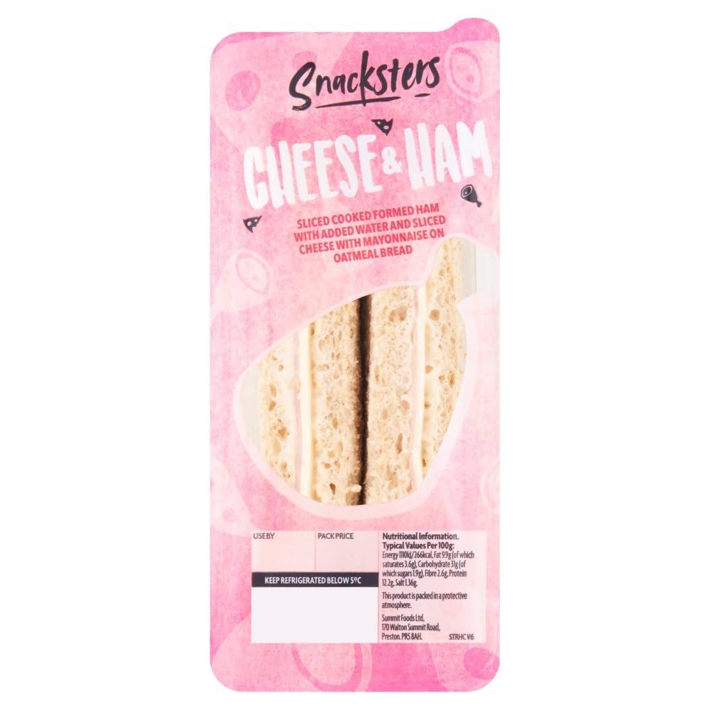 Snacksters Cheese & Ham 147g  Pack of 1