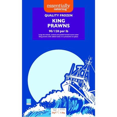 Essentially Catering Large King Prawns 90/120 2Kg  1