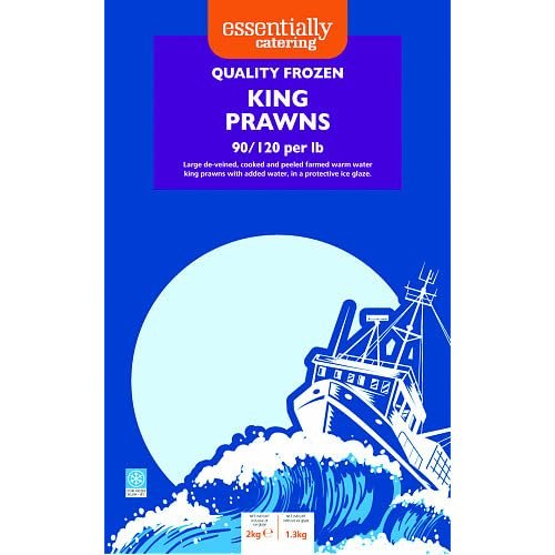 Essentially Catering Large King Prawns 90/120 2Kg  1
