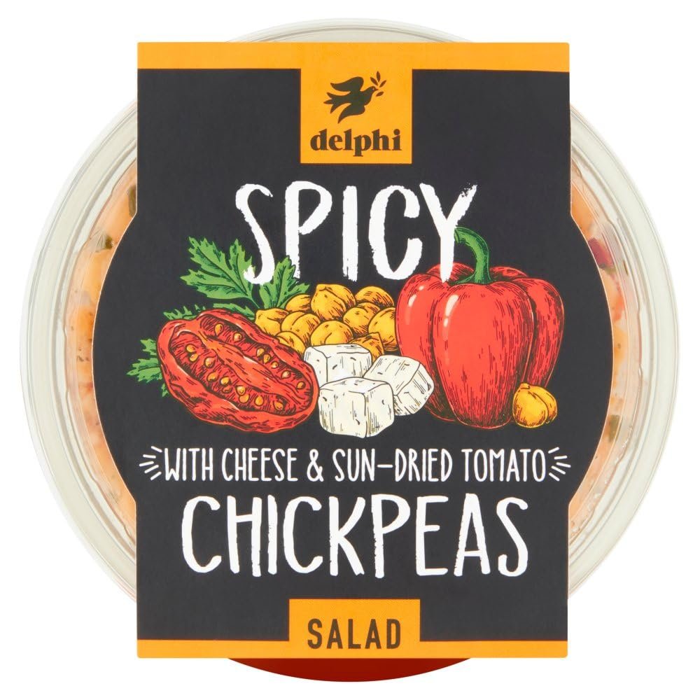 Delphi Spicy with Cheese & Sun-Dried Tomato Chickpeas Salad 220g 220g  6
