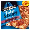 Chicago Town Thin & Crispy Double Pepperoni Pizza 305g (PMP) 305g  Pack of 1 view 1