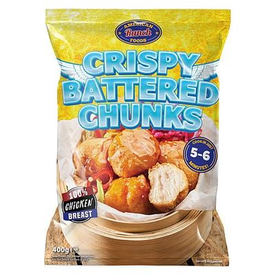 American Ranch Foods Crispy Battered Chunks 400g 400g 1