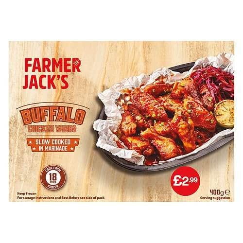 Farmer Jacks Buffalo Wings PM 2.99 400g  12