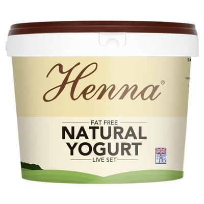 Henna Fat Free Natural Yogurt Live Set 10kg 10Kg  1