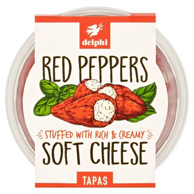 Delphi Red Peppers Soft Cheese Tapas 135g 135g  6