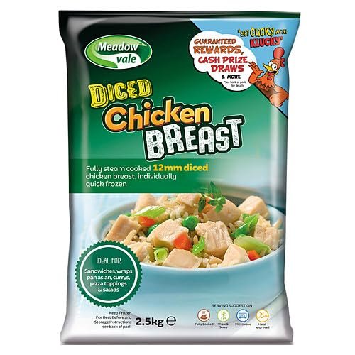 Meadowvale Diced Chicken Breast 2.5Kg  4