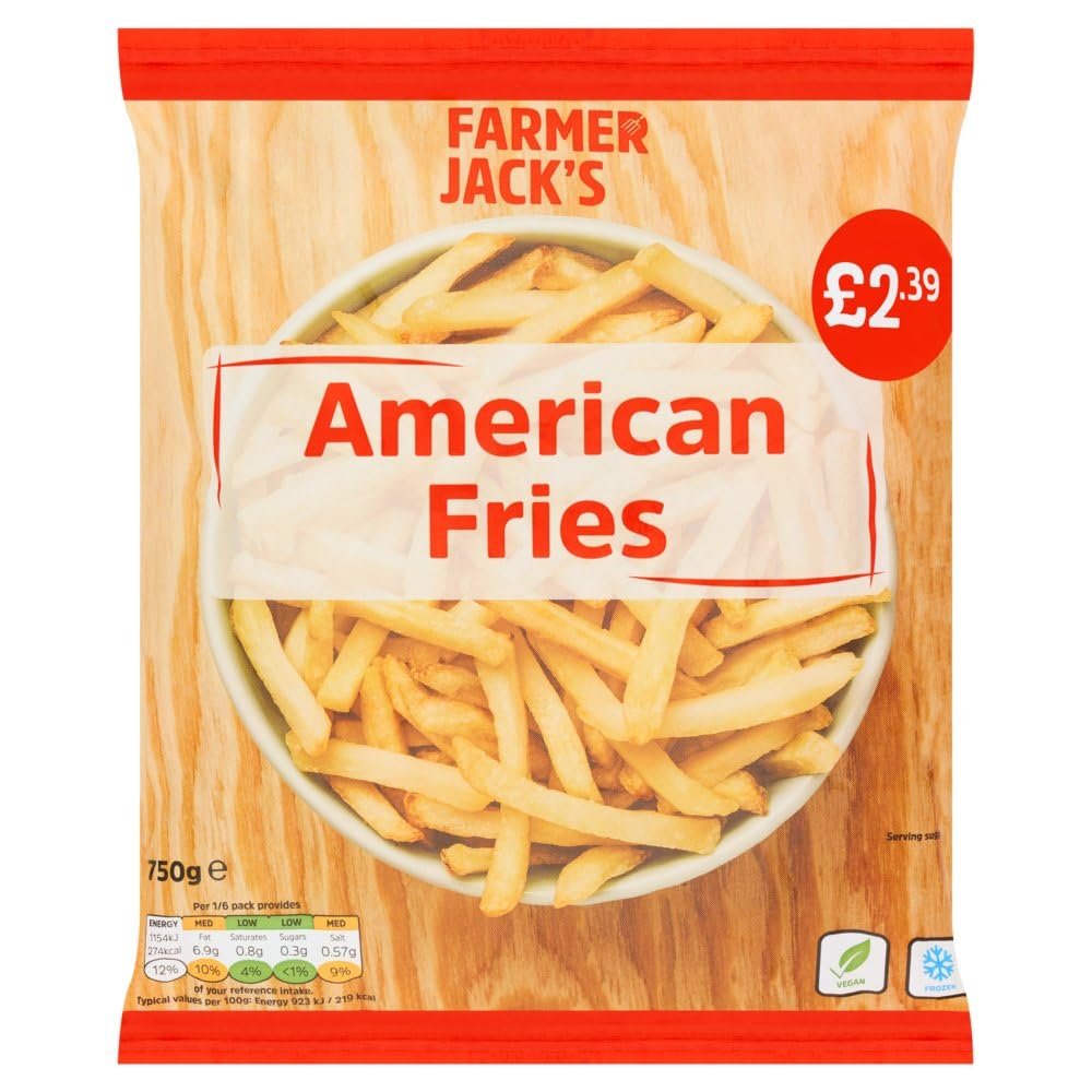 Farmer Jack's American Fries 750g 750g Pack of 1