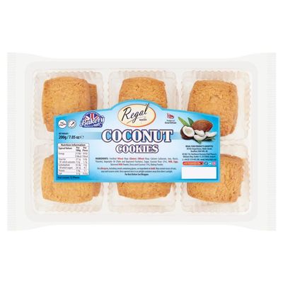 Bakery Coconut Cookies 200g 12pk 8