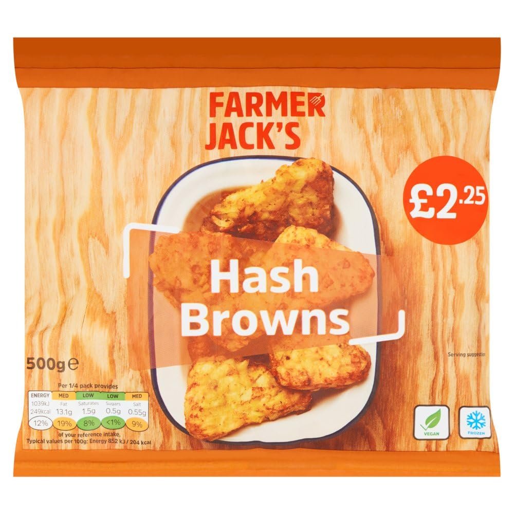 Farmer Jack's Hash Browns 500g 500g  14