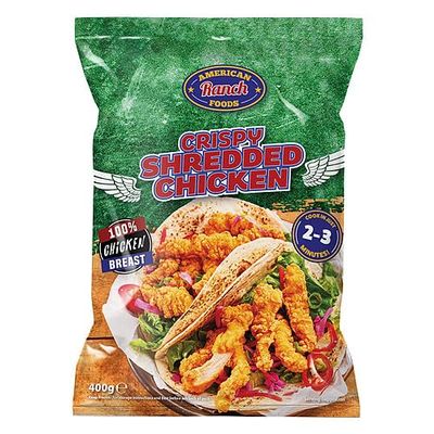 American Ranch Foods Crispy Shredded Chicken 400g 400g  12