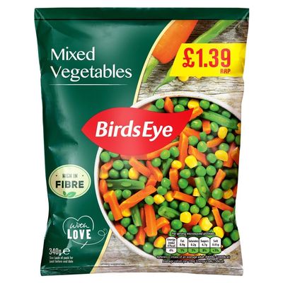 Birds Eye Mixed Vegetables 340g x Pack of 1