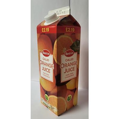 Bestin Orange Juice 2.19 1Ltr 12 1