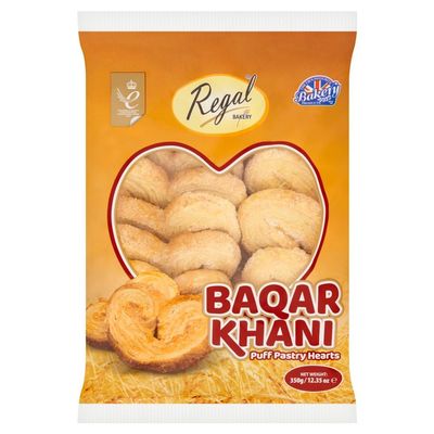 Bakery Baqar Khani Puff Pastry Hearts 350g Pack of 1