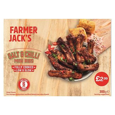 Farmer Jacks Salt Chilli Rib PM 2.99 360g  12