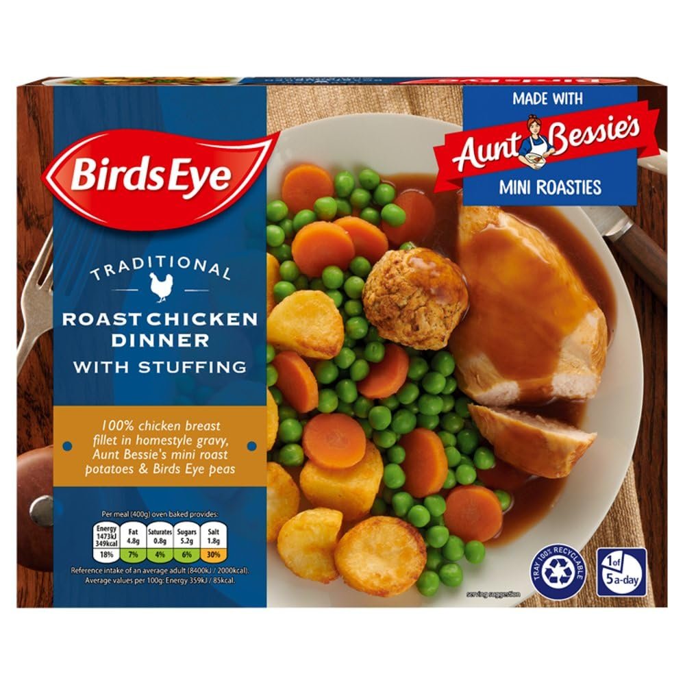Birds Eye Traditional Roast Chicken Dinner Ready Meal 400G 400g 6