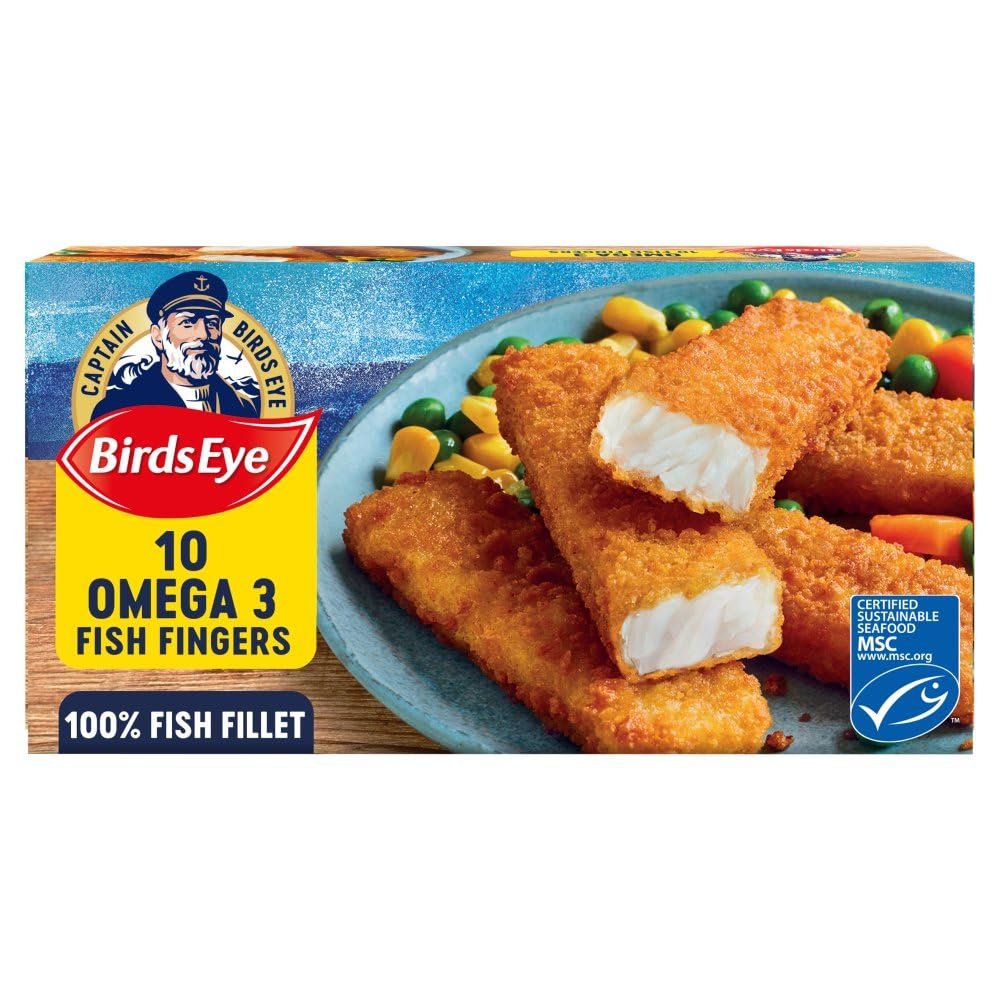 Birds Eye 10 Breaded Omega 3 Fish Fingers 280g 280g  12