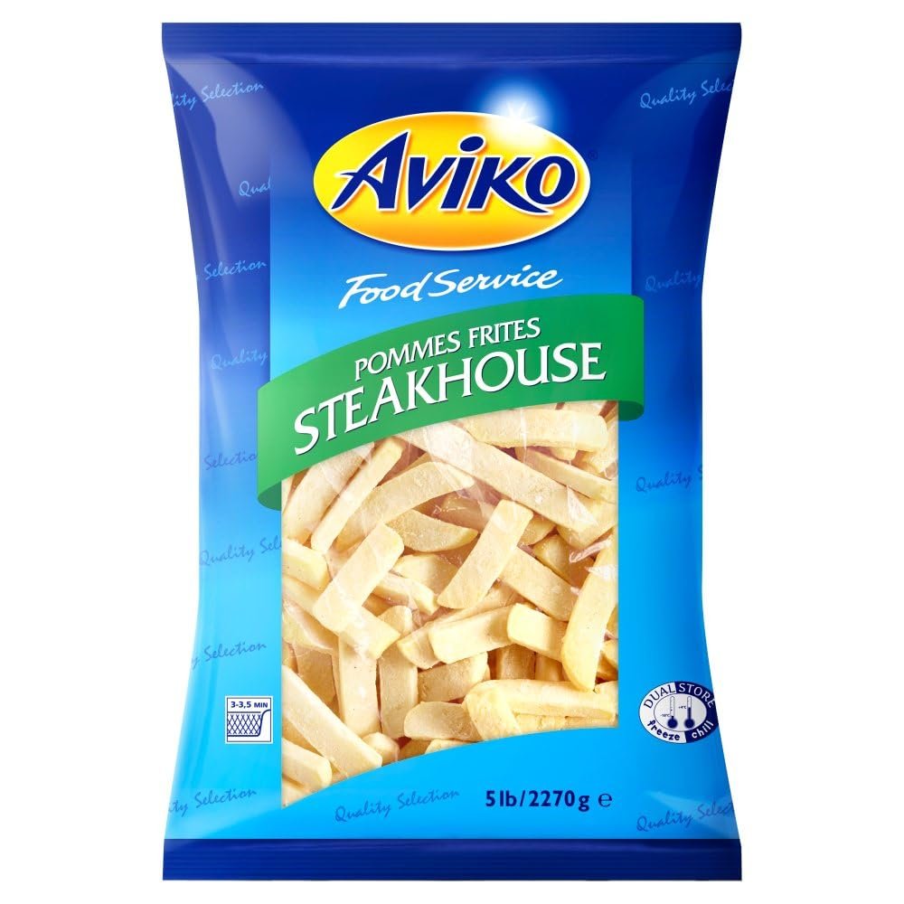Aviko Food Service Pommes Frites Steakhouse 2270g 2.27Kg 4