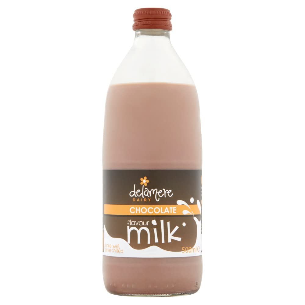 Delamere Dairy Chocolate Flavour Milk 500ml 500ml  12