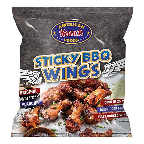 A/Ranch BBQ Wings 500g  12