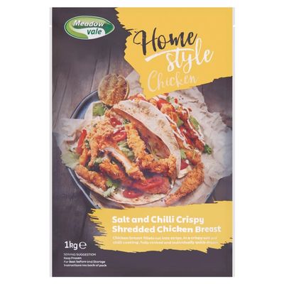 Meadow Vale Salt and Chilli Crispy Shredded Chicken Breast 1kg 1Kg  1