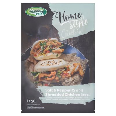 Meadow Vale Salt & Pepper Crispy Shredded Chicken Breast 1kg 1Kg  1