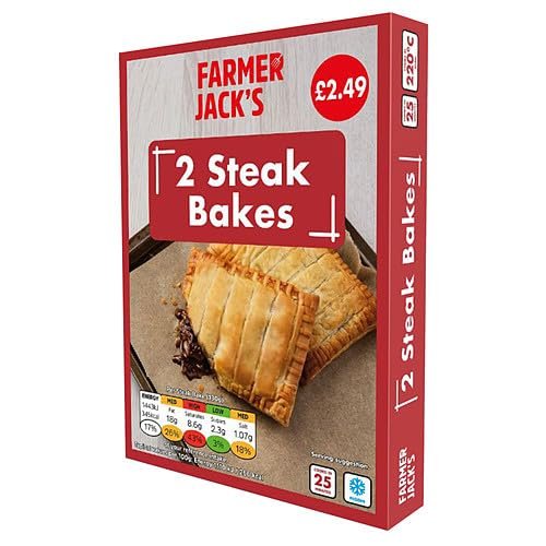 Farmer Jack's Steak Bakes 2 x 140g (280g) 280g 12