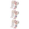 Healvian 6 Rolls Printed Roll Paper Lavable Colored Toilet Paper Colored Napkins Lingette Fake Toilet Paper Pattern Paper Towel Loo Commercial Restaurant 100% Pure Wood Pulp view 1