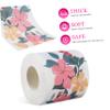 Healvian 6 Rolls Printed Roll Paper Lavable Colored Toilet Paper Colored Napkins Lingette Fake Toilet Paper Pattern Paper Towel Loo Commercial Restaurant 100% Pure Wood Pulp view 3