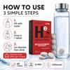 Hydrogen Water Tablets 60CT American Made & Company for Drinking Water 12 PPM Nanobubbles- Travel Friendly view 3